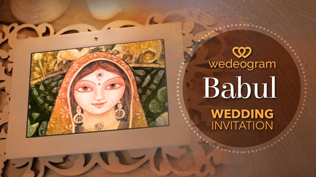 Babul wedding invitation video