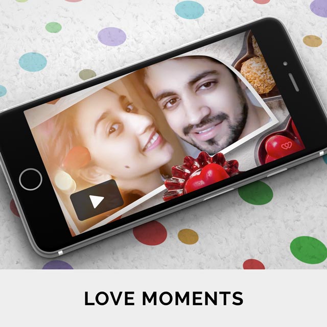 Personalise video greetings online for the one who completes you, loves you unconditionaly