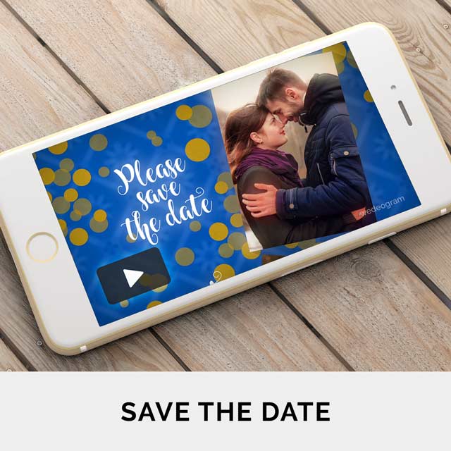 Announce your wedding with Creative Save The Date Video Invitations