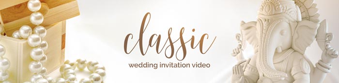Classic Wedding Invitation Video description Traditional and classic wedding invitation for Hindu wedding